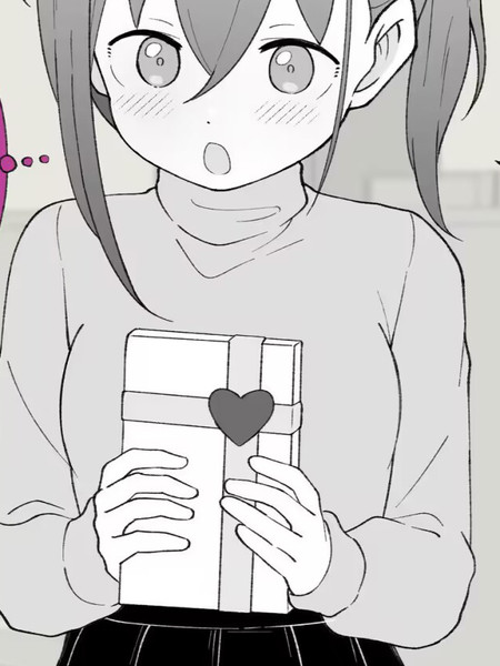 变成女生之后因为不知道女生是怎么送巧克力而汗流浃背的老弟