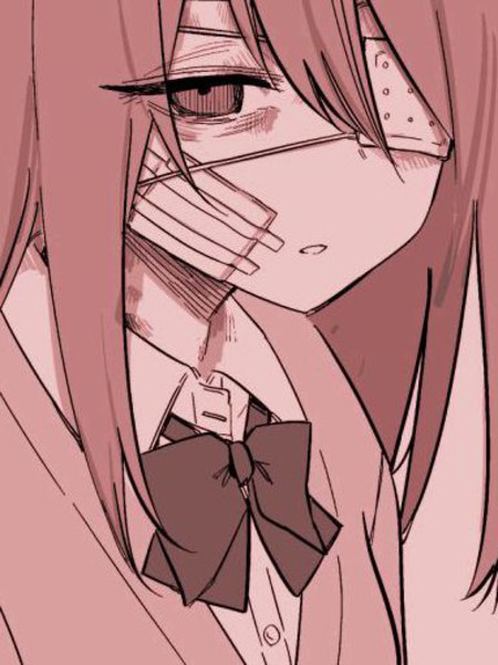 很担心那个浑身是伤的同学