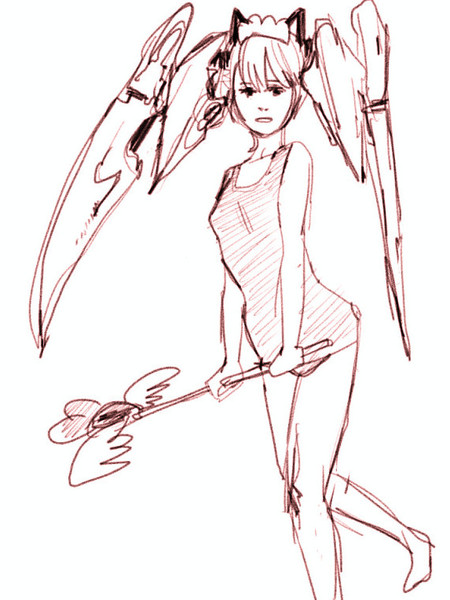 猫耳女仆死库水机械双马尾魔法少女奏