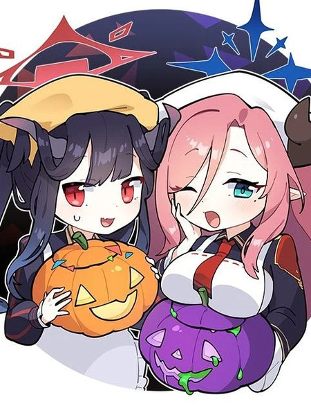 蔚蓝档案官方四格漫画