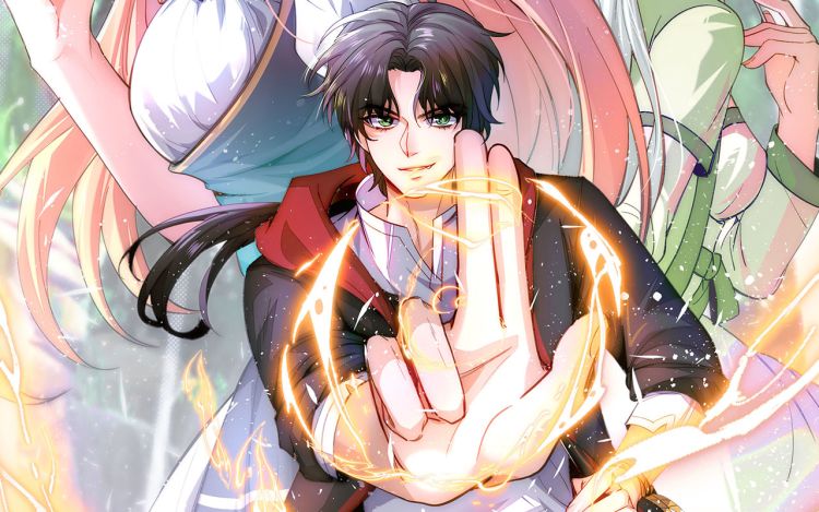 高手下山，七个师姐都护我