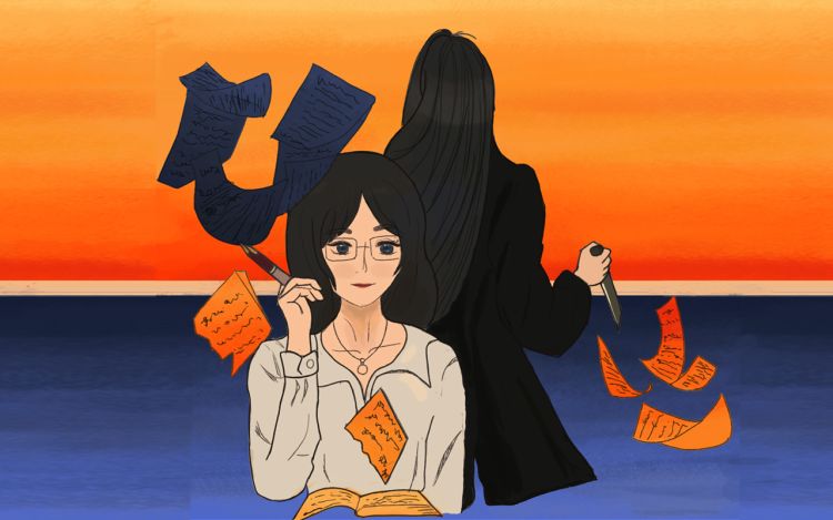 女作家和她的女主角