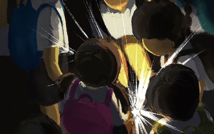 告别日：掷地无声