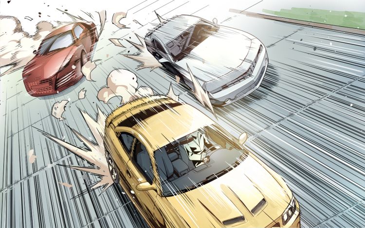 速度线 -  愉悦的年糕-娃娃鱼漫画